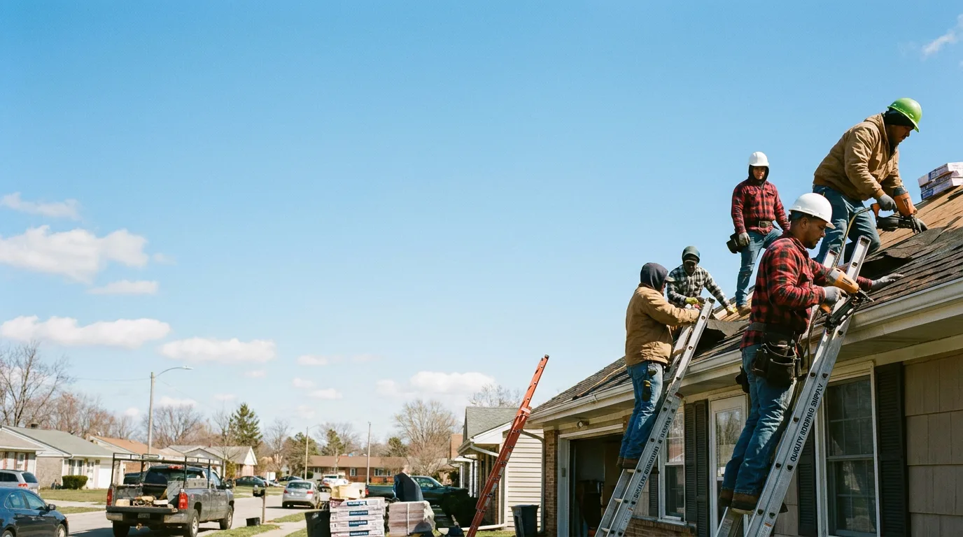 Roofing in Waltonville, IL near me